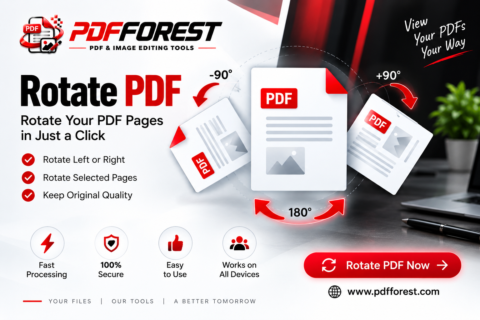 How to Rotate PDF Pages Online Free (Fast & Easy Guide)